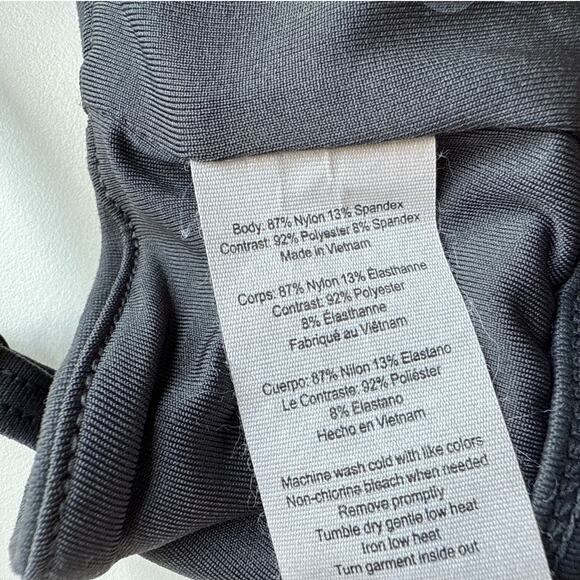 Alo Yoga Interlace Yoga Sports Bra in Dark Gray Size XS XSmall - Picture 6 of 8